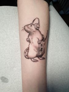 View Rat with Walkman by Nathan Green