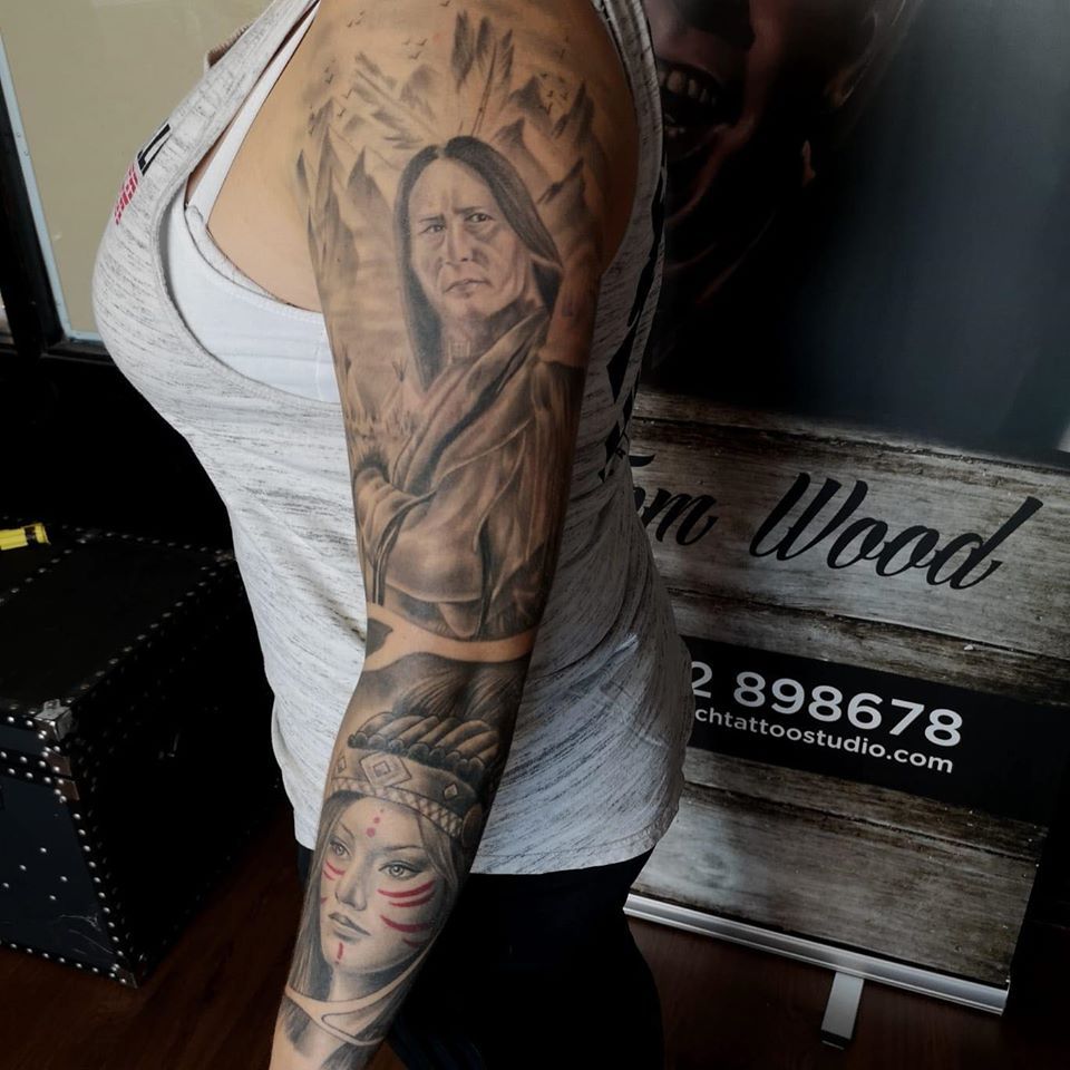 View Native American Sleeve by Tom Wood